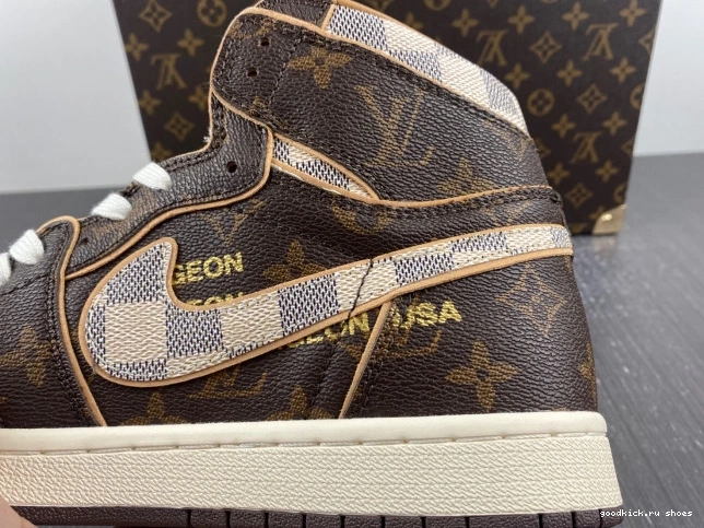 LV x Air OFF-WHITE Jordan 1 0818